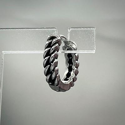 Серьги-кольца Chain